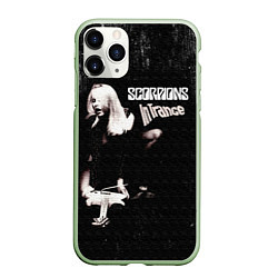 Чехол iPhone 11 Pro матовый In Trance - Scorpions, цвет: 3D-салатовый