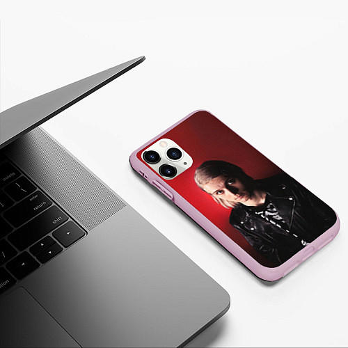 Чехол iPhone 11 Pro матовый ПЛАТИНА PLATINA / 3D-Розовый – фото 3