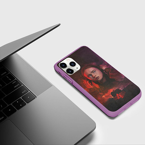 Чехол iPhone 11 Pro матовый Max Mayfield / 3D-Фиолетовый – фото 3