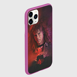 Чехол iPhone 11 Pro матовый Eddie Munson, цвет: 3D-фиолетовый — фото 2