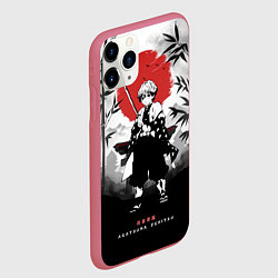 Чехол iPhone 11 Pro матовый ЗЕНИЦУ КЛИНОК, РАССЕКАЮЩИЙ ДЕМОНОВ, цвет: 3D-малиновый — фото 2