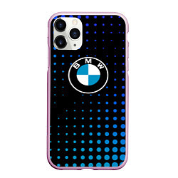 Чехол iPhone 11 Pro матовый Bmw : Абстракция Кружки, цвет: 3D-розовый