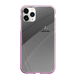 Чехол iPhone 11 Pro матовый Lexus - абстракция - sport, цвет: 3D-розовый