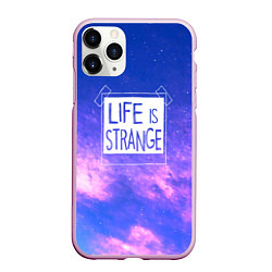 Чехол iPhone 11 Pro матовый Life is Strange Remastered - Фрактал, цвет: 3D-розовый