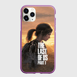 Чехол iPhone 11 Pro матовый Элли и Джоэл TLOU part 1 Remake, цвет: 3D-фиолетовый