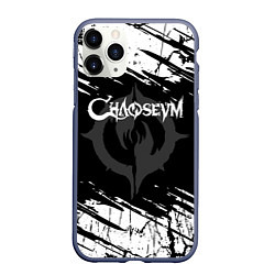 Чехол iPhone 11 Pro матовый Chaoseum Logo Grunge, цвет: 3D-серый