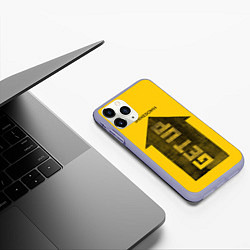 Чехол iPhone 11 Pro матовый Shinedown - GET UP, цвет: 3D-светло-сиреневый — фото 2