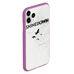 Чехол iPhone 11 Pro матовый The Sound of Madness - Shinedown, цвет: 3D-фиолетовый — фото 2