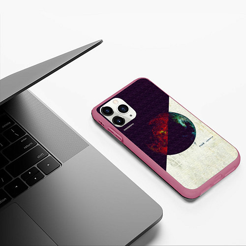 Чехол iPhone 11 Pro матовый Planet Zero - Shinedown / 3D-Малиновый – фото 3