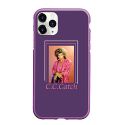 Чехол iPhone 11 Pro матовый Звёзды 80-х CC Catch, цвет: 3D-фиолетовый