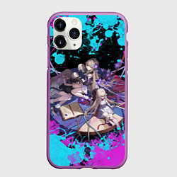 Чехол iPhone 11 Pro матовый Грета Honkai star rail, цвет: 3D-фиолетовый
