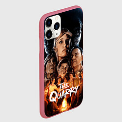 Чехол iPhone 11 Pro матовый The Quarry Монстр и Персонажи, цвет: 3D-малиновый — фото 2