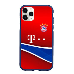 Чехол iPhone 11 Pro матовый Bayern munchen sport, цвет: 3D-тёмно-синий