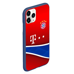 Чехол iPhone 11 Pro матовый Bayern munchen sport, цвет: 3D-тёмно-синий — фото 2