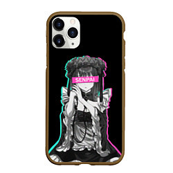 Чехол iPhone 11 Pro матовый My Dress-Up Darling Senpai, цвет: 3D-коричневый