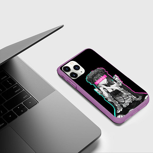 Чехол iPhone 11 Pro матовый My Dress-Up Darling: Senpai / 3D-Фиолетовый – фото 3