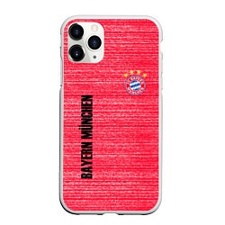 Чехол iPhone 11 Pro матовый BAYERN MUNCHEN БАВАРИЯ football club, цвет: 3D-белый