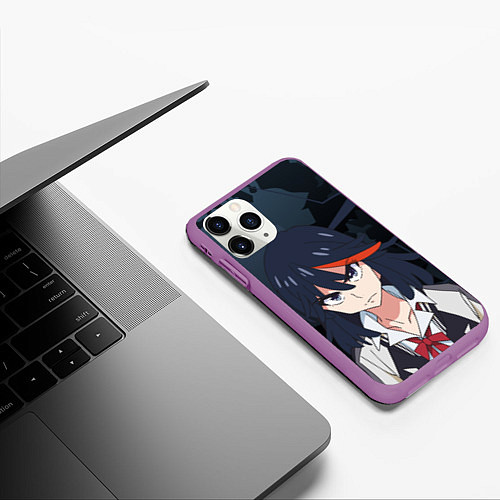 Чехол iPhone 11 Pro матовый Рюко Матой - Kill la Kill / 3D-Фиолетовый – фото 3