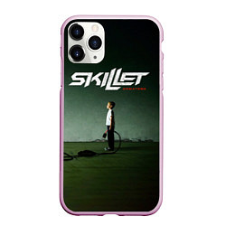 Чехол iPhone 11 Pro матовый Comatose - Skillet, цвет: 3D-розовый