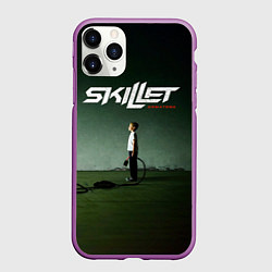 Чехол iPhone 11 Pro матовый Comatose - Skillet, цвет: 3D-фиолетовый
