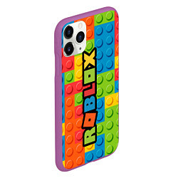 Чехол iPhone 11 Pro матовый Roblox Games, цвет: 3D-фиолетовый — фото 2