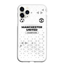 Чехол iPhone 11 Pro матовый Manchester United Champions Униформа