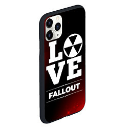 Чехол iPhone 11 Pro матовый Fallout Love Классика, цвет: 3D-черный — фото 2