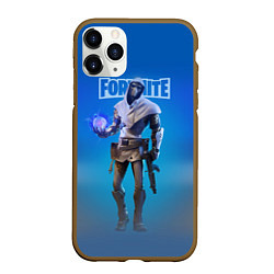 Чехол iPhone 11 Pro матовый Fortnite Fusion skin Video game Hero, цвет: 3D-коричневый