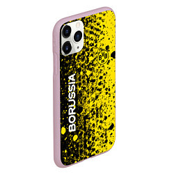 Чехол iPhone 11 Pro матовый Боруссия краска, цвет: 3D-розовый — фото 2