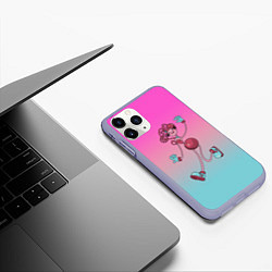 Чехол iPhone 11 Pro матовый Мама длинные ноги: Poppy Playtime, цвет: 3D-светло-сиреневый — фото 2