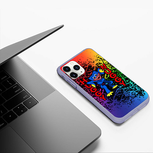 Чехол iPhone 11 Pro матовый Хагги Вагги: Haggy Waggy / 3D-Светло-сиреневый – фото 3