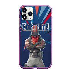 Чехол iPhone 11 Pro матовый Fortnite Герой асфальта Burnout Video game, цвет: 3D-фиолетовый