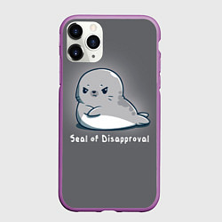 Чехол iPhone 11 Pro матовый Seal of Disapproval, цвет: 3D-фиолетовый