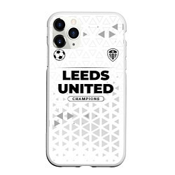 Чехол iPhone 11 Pro матовый Leeds United Champions Униформа