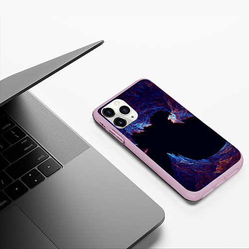 Чехол iPhone 11 Pro матовый Ледяной Коралловый Риф / 3D-Розовый – фото 3