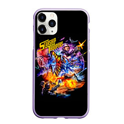 Чехол iPhone 11 Pro матовый Starship Troopers Звездный Десант, цвет: 3D-светло-сиреневый