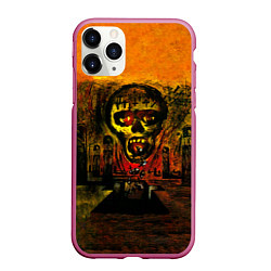 Чехол iPhone 11 Pro матовый Seasons In The Abyss - Slayer, цвет: 3D-малиновый