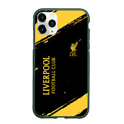 Чехол iPhone 11 Pro матовый Liverpool fc ливерпуль фс, цвет: 3D-темно-зеленый