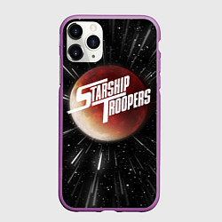 Чехол iPhone 11 Pro матовый Starship Troopers Warp Logo