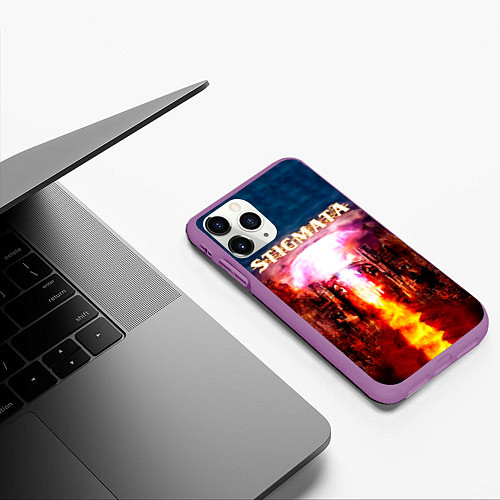 Чехол iPhone 11 Pro матовый Stigmata альбом / 3D-Фиолетовый – фото 3