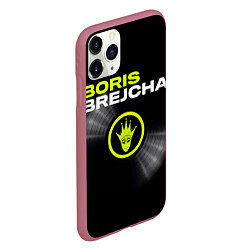 Чехол iPhone 11 Pro матовый Boris Brejcha, цвет: 3D-малиновый — фото 2