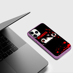 Чехол iPhone 11 Pro матовый Конвейер снов - Stigmata, цвет: 3D-фиолетовый — фото 2