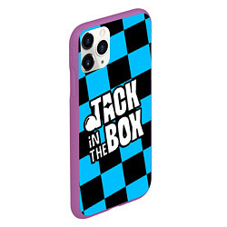 Чехол iPhone 11 Pro матовый Jack in the box J - HOPE, цвет: 3D-фиолетовый — фото 2