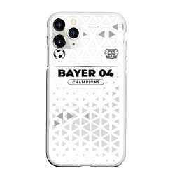 Чехол iPhone 11 Pro матовый Bayer 04 Champions Униформа