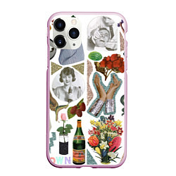 Чехол iPhone 11 Pro матовый Underground vanguard pattern fashion 2088, цвет: 3D-розовый