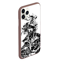 Чехол iPhone 11 Pro матовый Metal Gear Rising: Revengeance, цвет: 3D-коричневый — фото 2