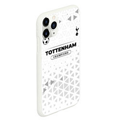 Чехол iPhone 11 Pro матовый Tottenham Champions Униформа, цвет: 3D-белый — фото 2
