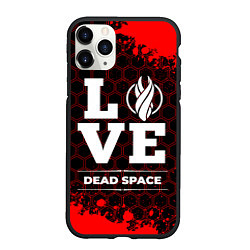 Чехол iPhone 11 Pro матовый Dead Space Love Классика, цвет: 3D-черный