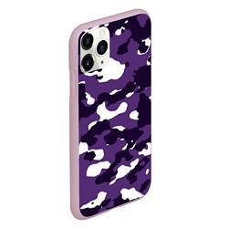 Чехол iPhone 11 Pro матовый Amethyst Purple Аметист, цвет: 3D-розовый — фото 2
