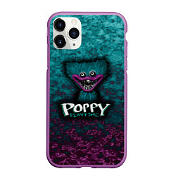 Чехол iPhone 11 Pro матовый Poppy Playtime Huggy Waggy Поппи Плейтайм Хагги Ва, цвет: 3D-фиолетовый